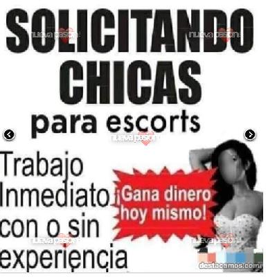 SE BUSCA CHICA PARA TRABAJAR  INDEPENDIENTE TENEMO CLIENTE FIJO SOLO CHICA QUE TENGA BUENA PRENCIA  DELGADA NO TENGA VICIOS